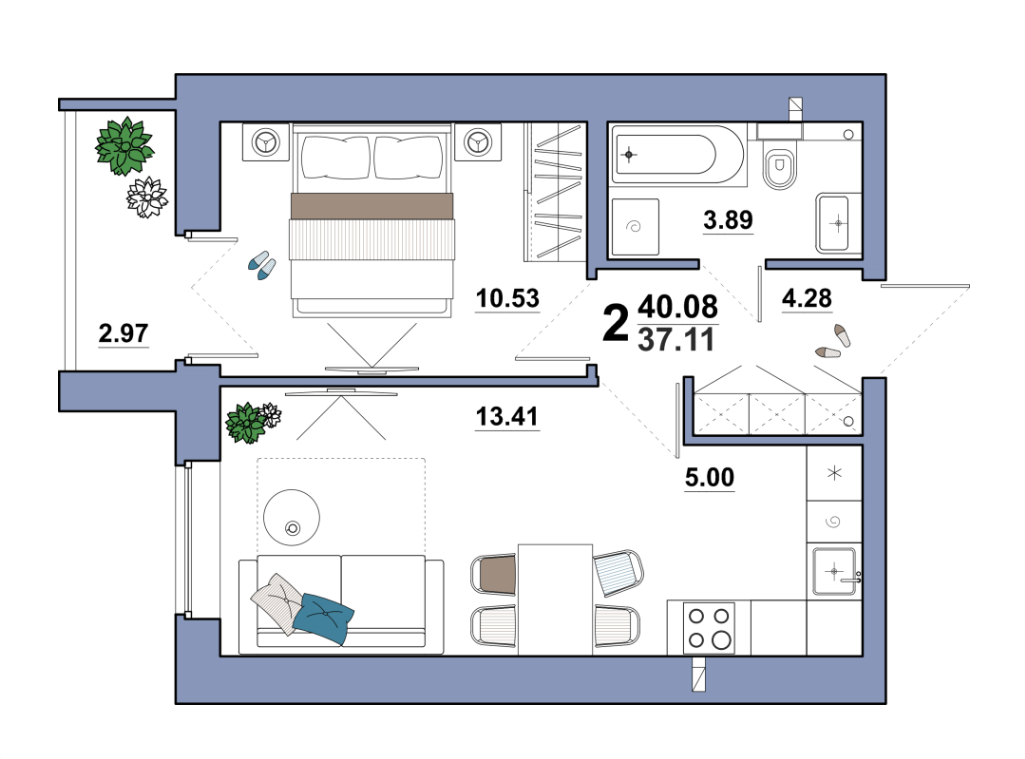 2-к. квартиры
