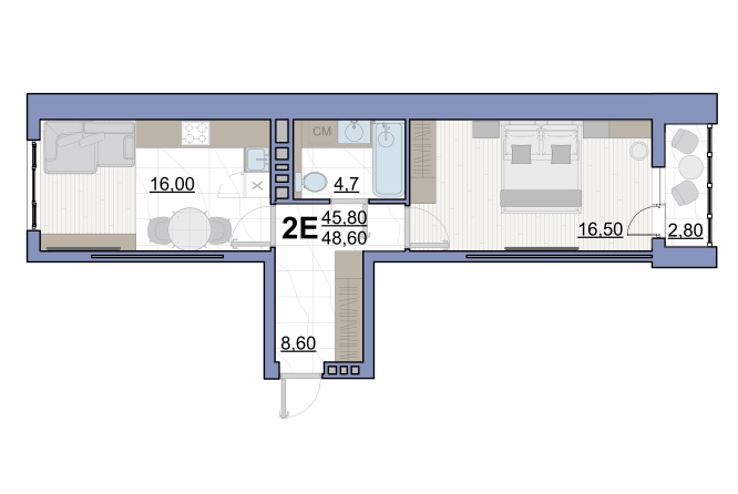 2-к. квартиры