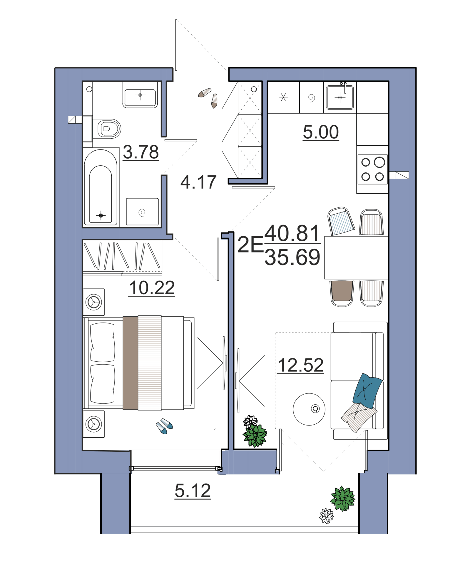 2-к. квартиры